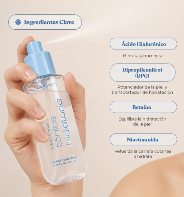 Tónico Hidratante Dewphoria De 120ml Kara Beauty