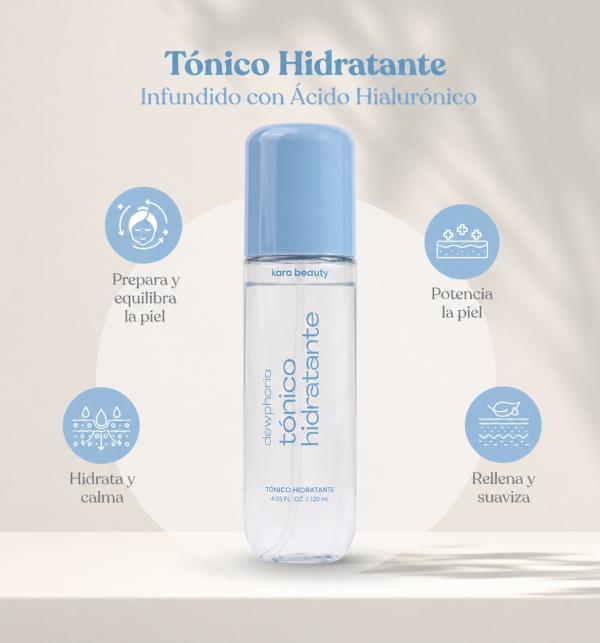 Tónico Hidratante Dewphoria De 120ml Kara Beauty