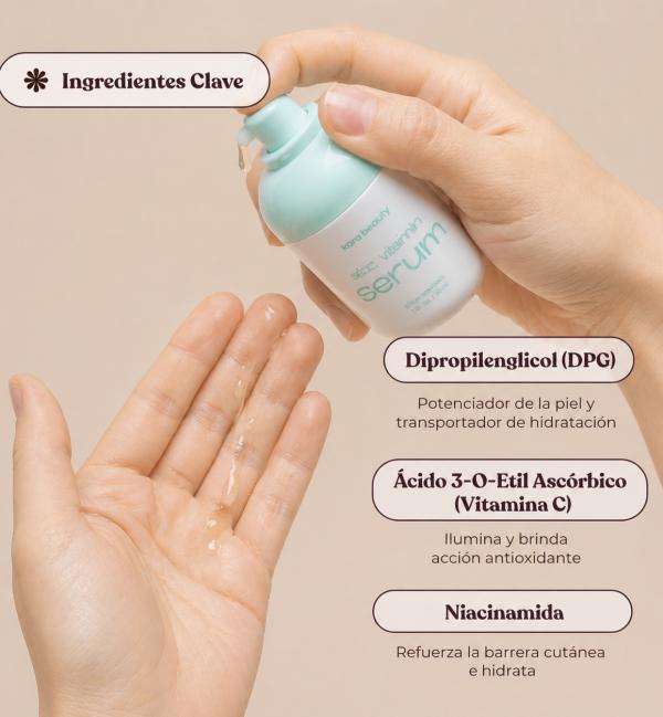 Serum Iluminador Con Vitaminas A/B/C Kara Beauty 30ml