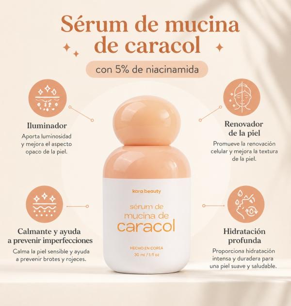 Serum De Mucina De Caracol Kara Beauty