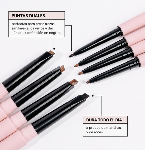 Lápiz De Cejas De Doble Punta Browfector