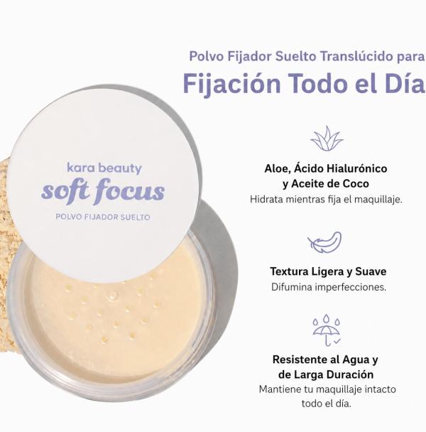 Polvos Sueltos Fijadores De Enfoque Suave