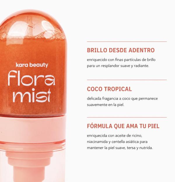 Spray Corporal Con Brillo kara Beauty