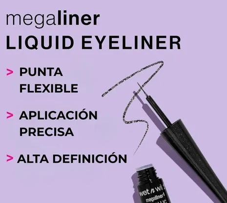 Delineador Líquido MegaLiner Marrón Oscuro