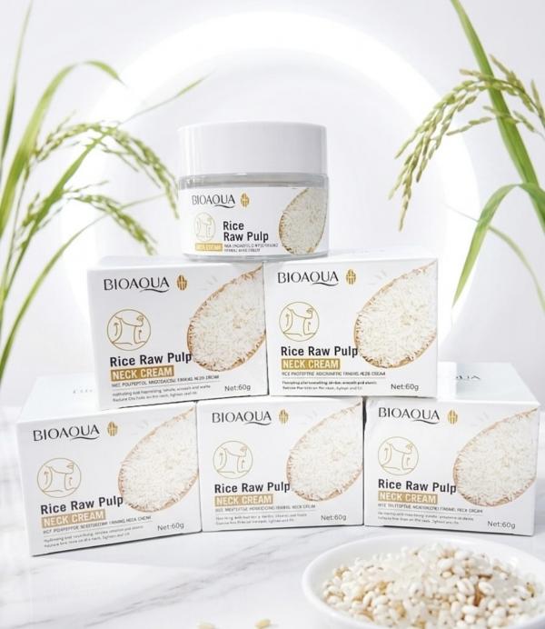Crema De Pulpa De Arroz Para El Cuello Neck Cream Bioaqua