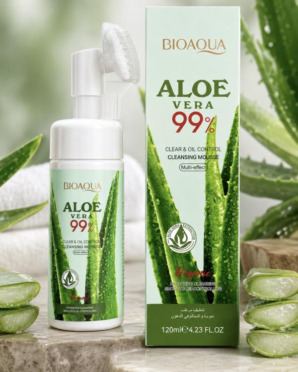 Espuma Limpiadora Facial De Aloe Bioaqua