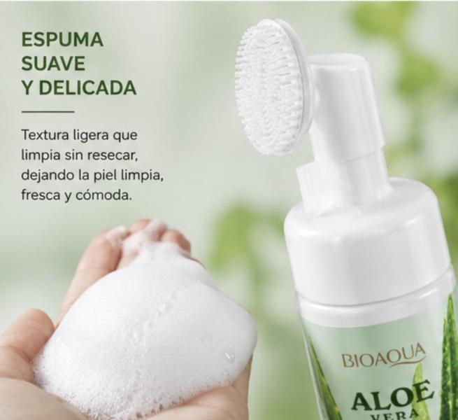 Espuma Limpiadora Facial De Aloe Bioaqua