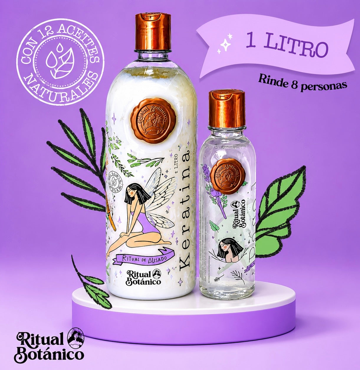Kit De Alisado Keratina Orgánica 1Ltr