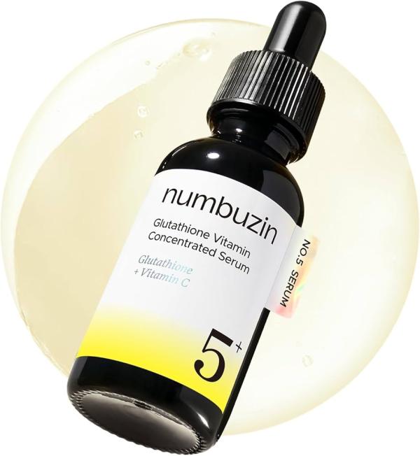 No.5+ Serum Concentrado De Vitaminas Glutatione Numbuzin 30ml