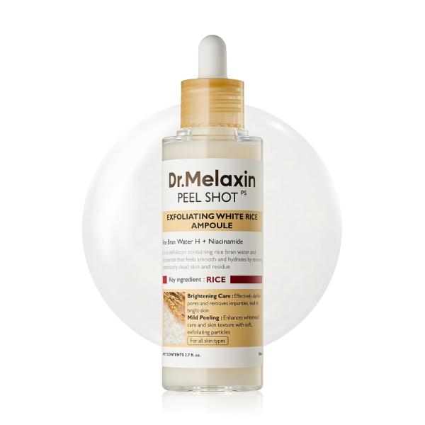 Ampolla Exfoliante De Arroz Blanco Peel Shot De Dr. Melaxin 80ml