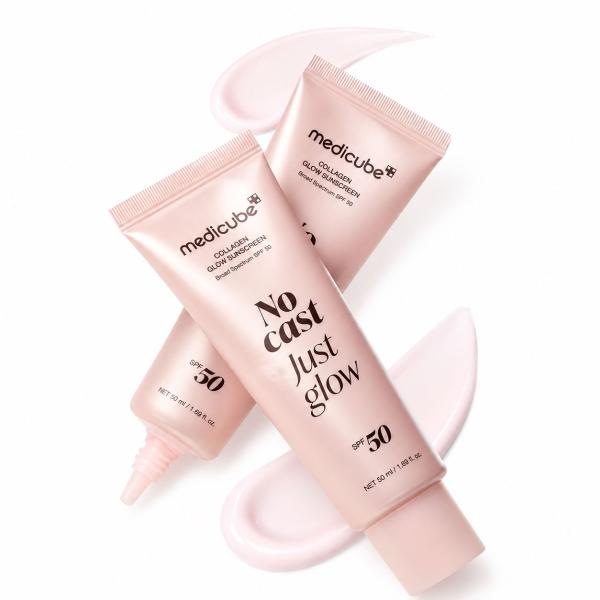Protector Solar Con Colageno No Cast Just Glow 50ml