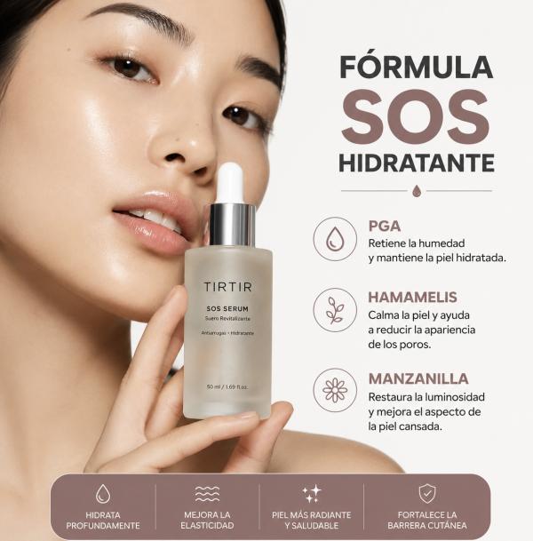 Serum SOS Hidrante Anti Envejecimiento De Tirtir