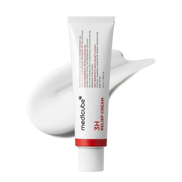 Crema Hidratante Reparadora 3H Con Azuleno De 50ml