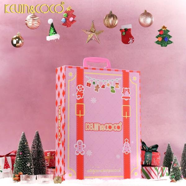 Set Navideño De Maquillaje Estilo Maleta De Kevin&Coco