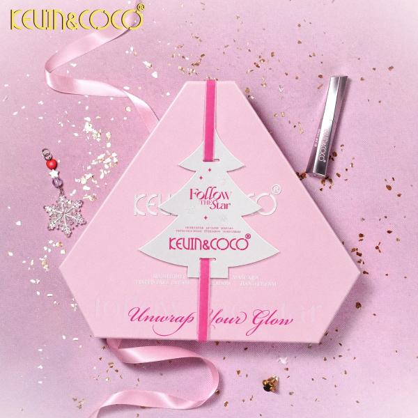 Set Navideño De Maquillaje Sello De Arbol De Kevin&Coco