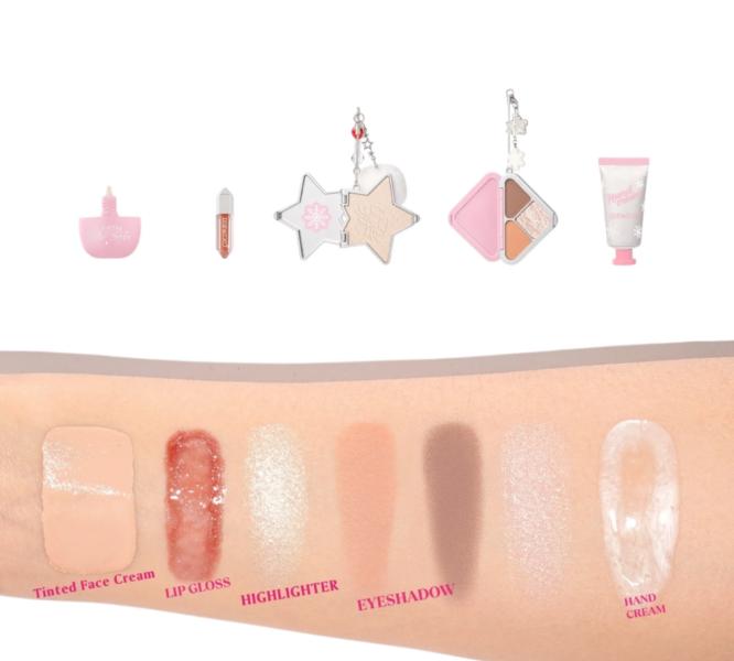 Set Navideño De Maquillaje Sello De Arbol De Kevin&Coco