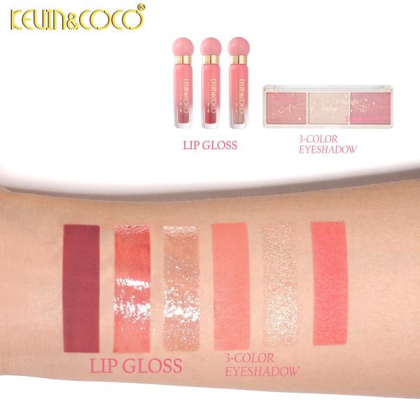 Set Aromatico De Lip Gloss E Iluminador De Kevin&Coco