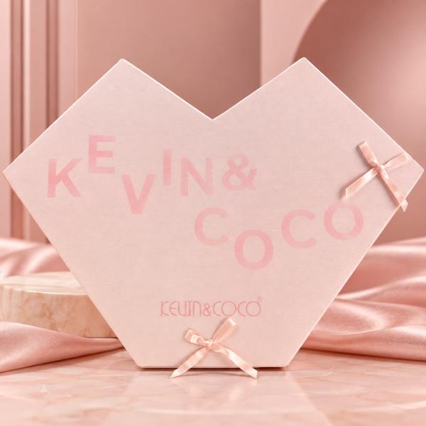 Set De Maquillaje En Forma De Corazon De Kevin&Coco