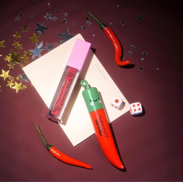 Lip Gloss + Lip Plumping Oil Hot Chili