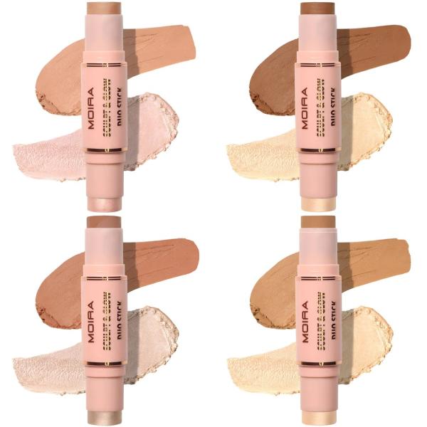 Bronceador Matte E Iluminador Moira 2 En 1