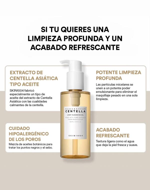Aceite Desmaquillante / Limpia Impurezas SKIN1004 200ml