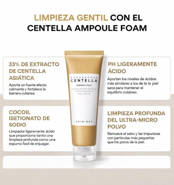 Limpiador En Espuma Ampoule Foam 125ml pH5 SKIN1004