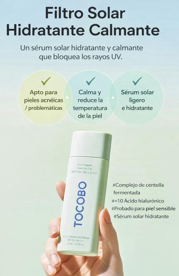 Bloqueador Liquido Cica Calming Tocobo 50ml