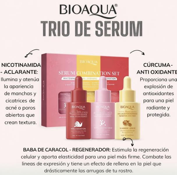 Trio De Serum Blanqueador BIOAQUA BQY84069
