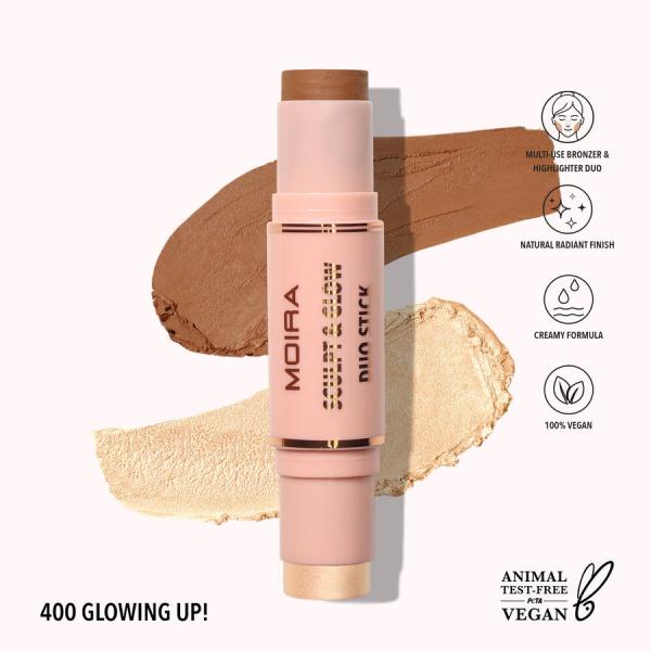 Bronceador Matte E Iluminador Moira 2 En 1