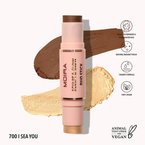 Bronceador Matte E Iluminador Moira 2 En 1
