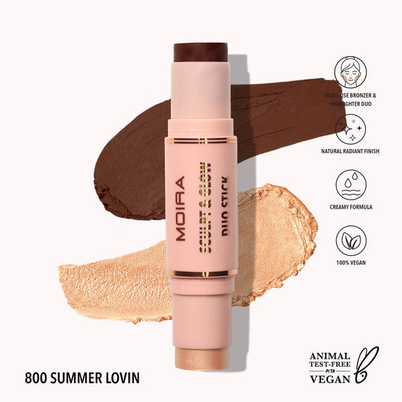 Bronceador Matte E Iluminador Moira 2 En 1