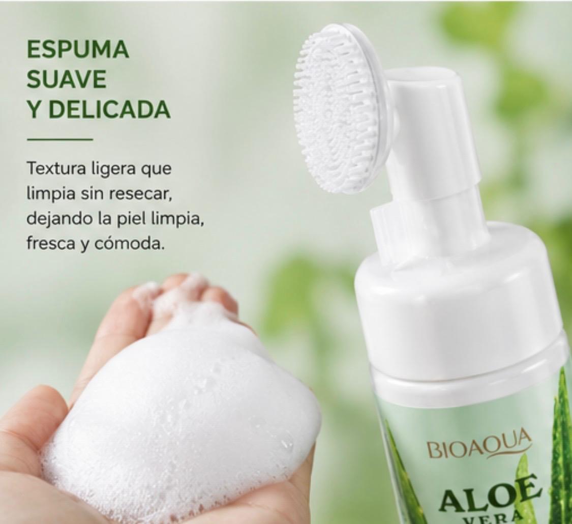 Espuma Limpiadora Facial De Aloe Bioaqua