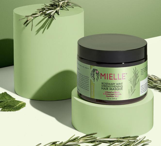 Mascarilla Fortalecedora De Romero Y Menta Mielle