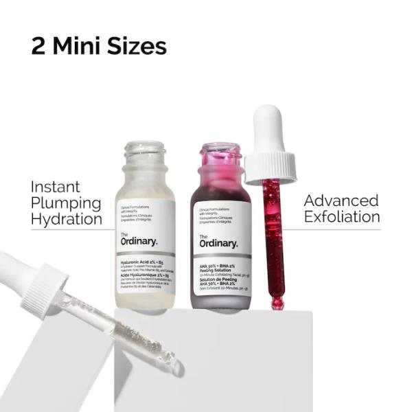 Set Mini Peeling + Acido Hialuronico THE ORDINARY
