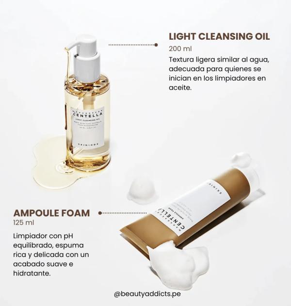 Kit Doble Limpieza Jabon Espumoso y Aceite Limpiador