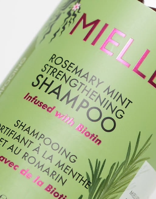 Shampoo Fortalecedor De Menta y Romero MIELLE 52ml