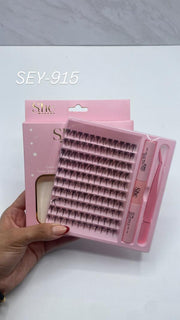 Set Completo De Pestañas Fijador + Goma + Pinza She Makeup
