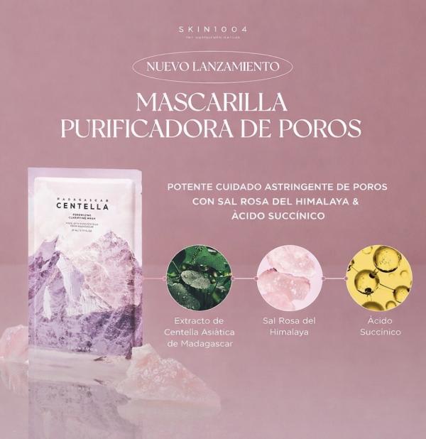 Mascarilla Aclarante y Poroizante Con Centella Asiatica