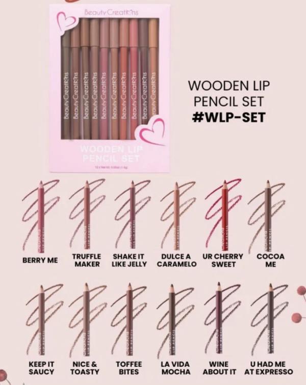 Set De Lapices Para Labios X12Pcs Beauty Creations