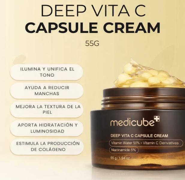 Crema Capsula Profunda De Niacinamida Y Vitamina C Medicube 55g
