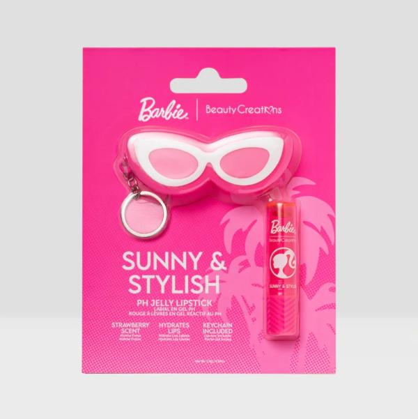 Labial En Barra + Llavero En Forma De Lentes Barbie