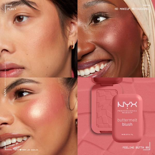 Rubor En Polvo Nyx Buttermelt