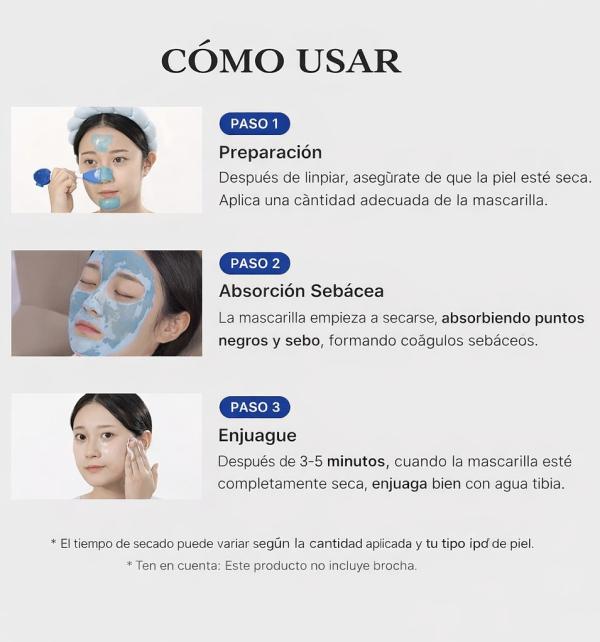 Mascarilla Exfoliante De Barro Para Puntos Negros