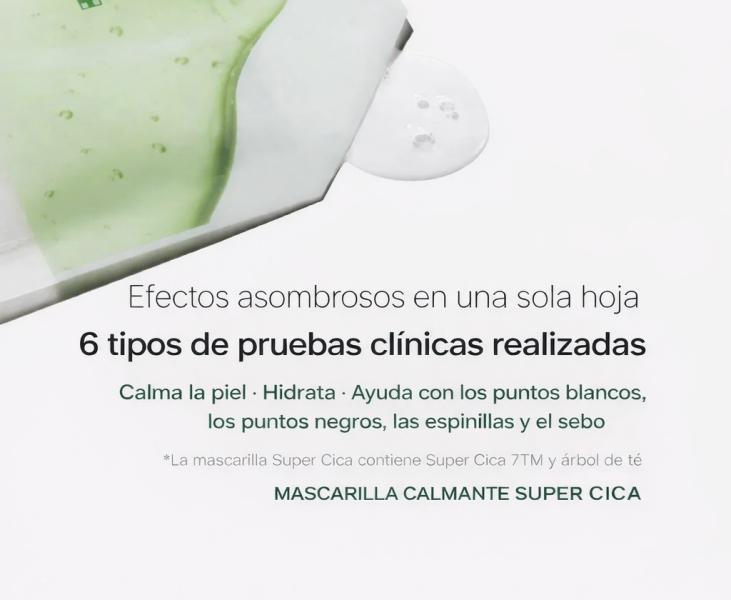 Mascarilla Calmante Super Cica Con Te Verde