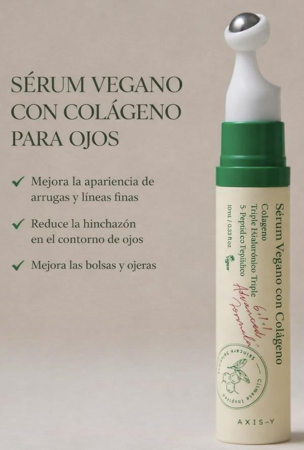 Contorno De Ojos Vegano Con Colageno 10ml