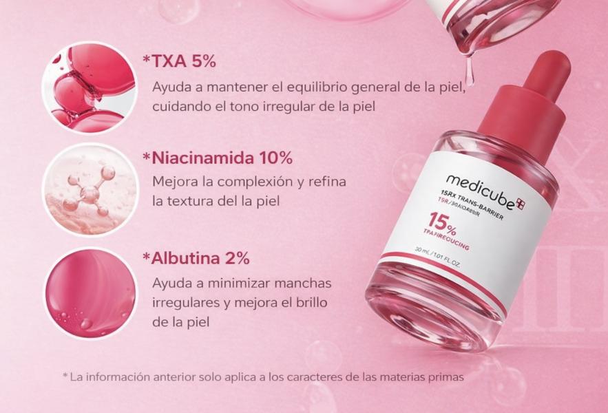 Serum De TXA + Niacinamida 15% 30ml