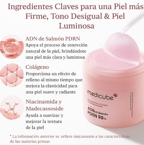 Toner Pads De Colageno En Gel PDRN Pink 70 pads