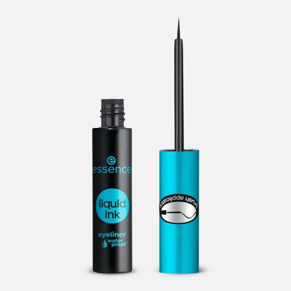Eyeliner Resistente Al Agua Con Un Aplicador De Pincel Ultrafino