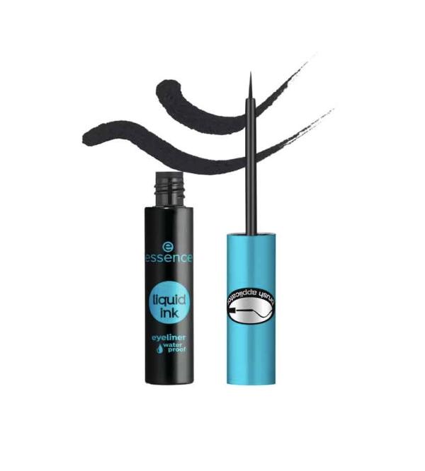 Eyeliner Resistente Al Agua Con Un Aplicador De Pincel Ultrafino