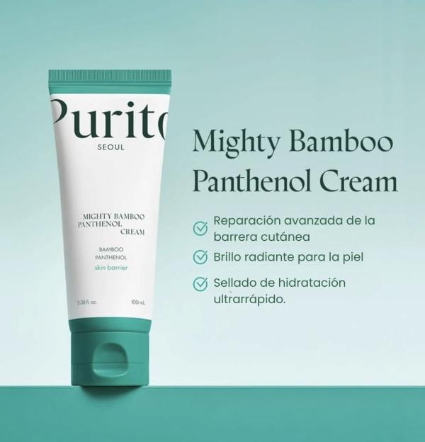 Poderosa Crema De Bamboo Panthenol Purito 100ml